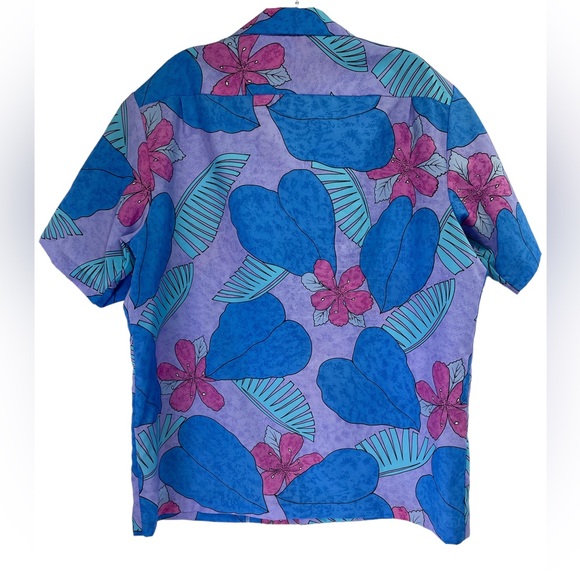 Hilo Hattie Mens Sz XL Multicolored Hawaiian Button Up Shirt (R40) Vintage - Picture 4 of 5